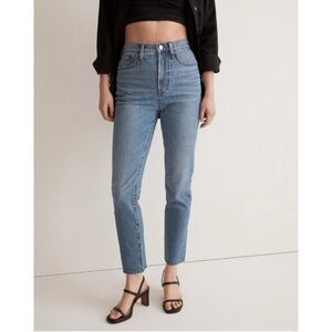 Madewell Jeans The Perfect Vintage Crop Fray Hem High Rise Casual Classic 28